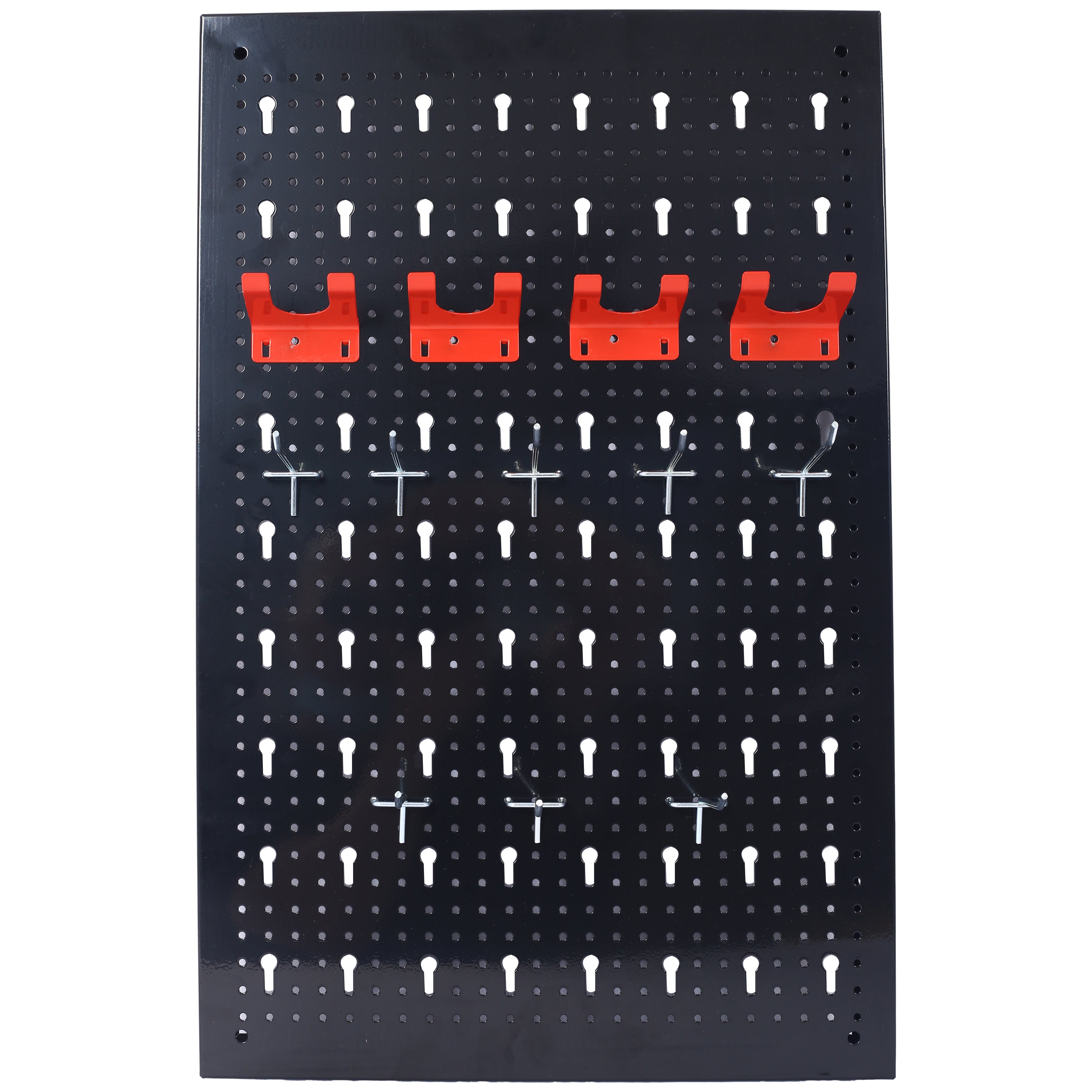 4ft Metal Pegboard Wall Organizer