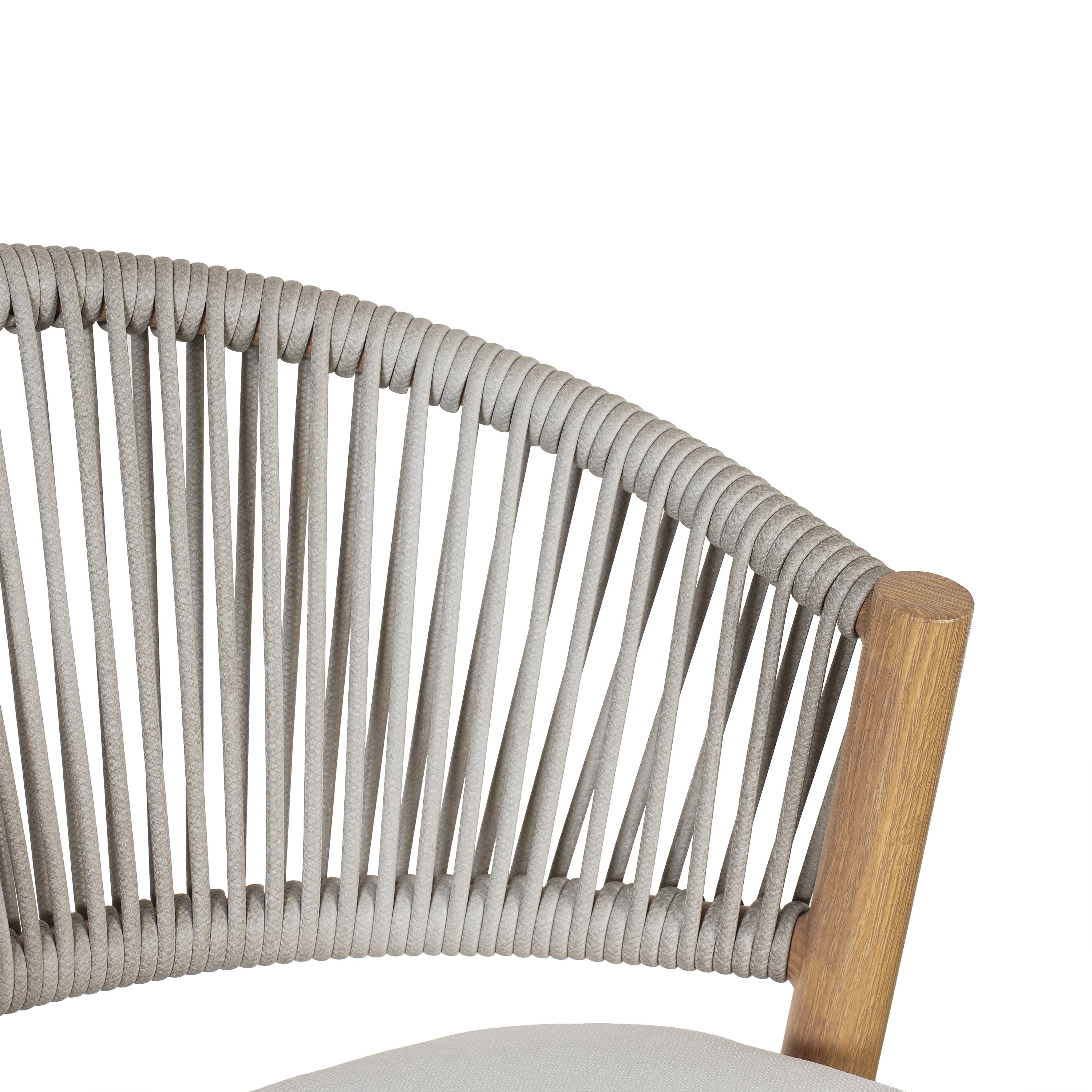 Outdoor 30.25" Seat Height Aluminum Frame Barstools with PE Rattan Backrest