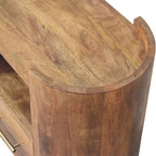 Solid Wood Valencia Sculpted Bedside