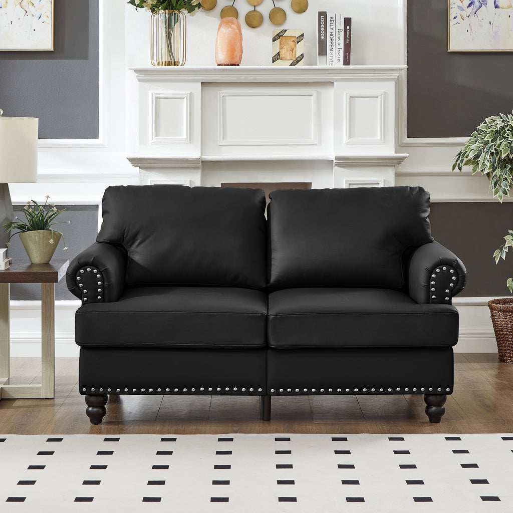 59.5" Modern Classic Design Loveseat