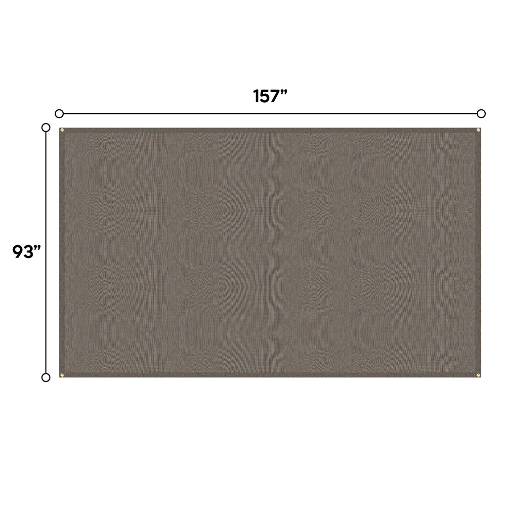 Outdoor Pergola Sun Shade Cover Cloth - Brown