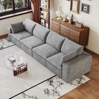 134" Cloud Sofa in Corduroy Fabric