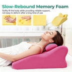 Ergonomic Spinal Posture Support & Multi-Functional Bed Pillow - Pink