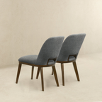 Modern Blake Dark Dining Chairs - Set of 2