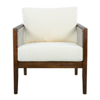 Outdoor Club Chair, Acacia Wood Frame with Rope Back