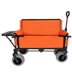 3-in-1 Folding Wagon with Bench Seat & Tabletop