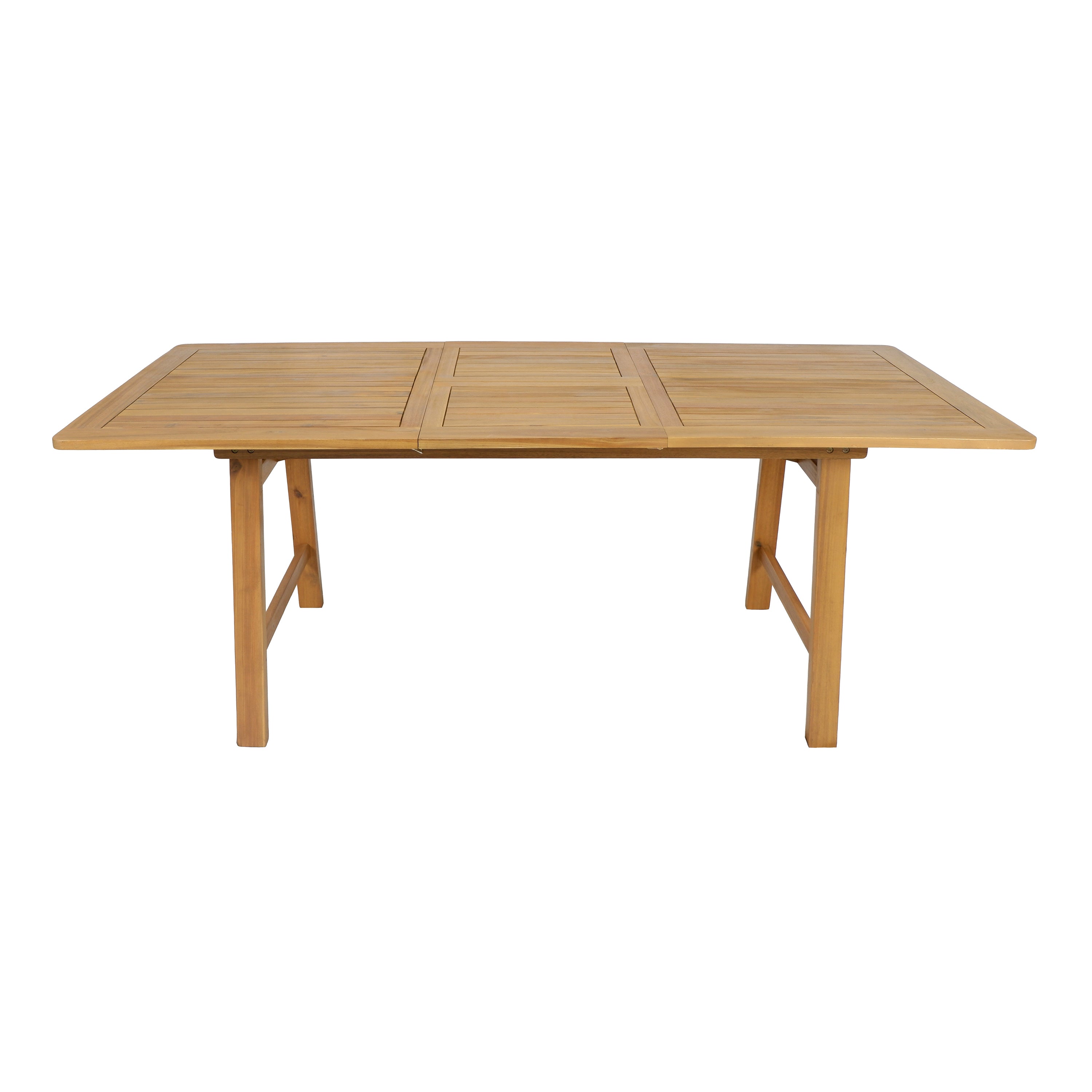 7-Piece Extendable Acacia Wood Outdoor Dining Set