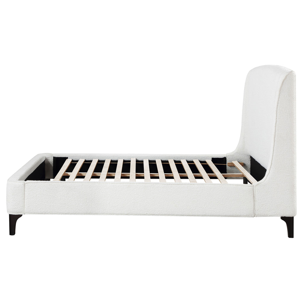Theodore Snow Upholstered Eastern King Wingback Bed