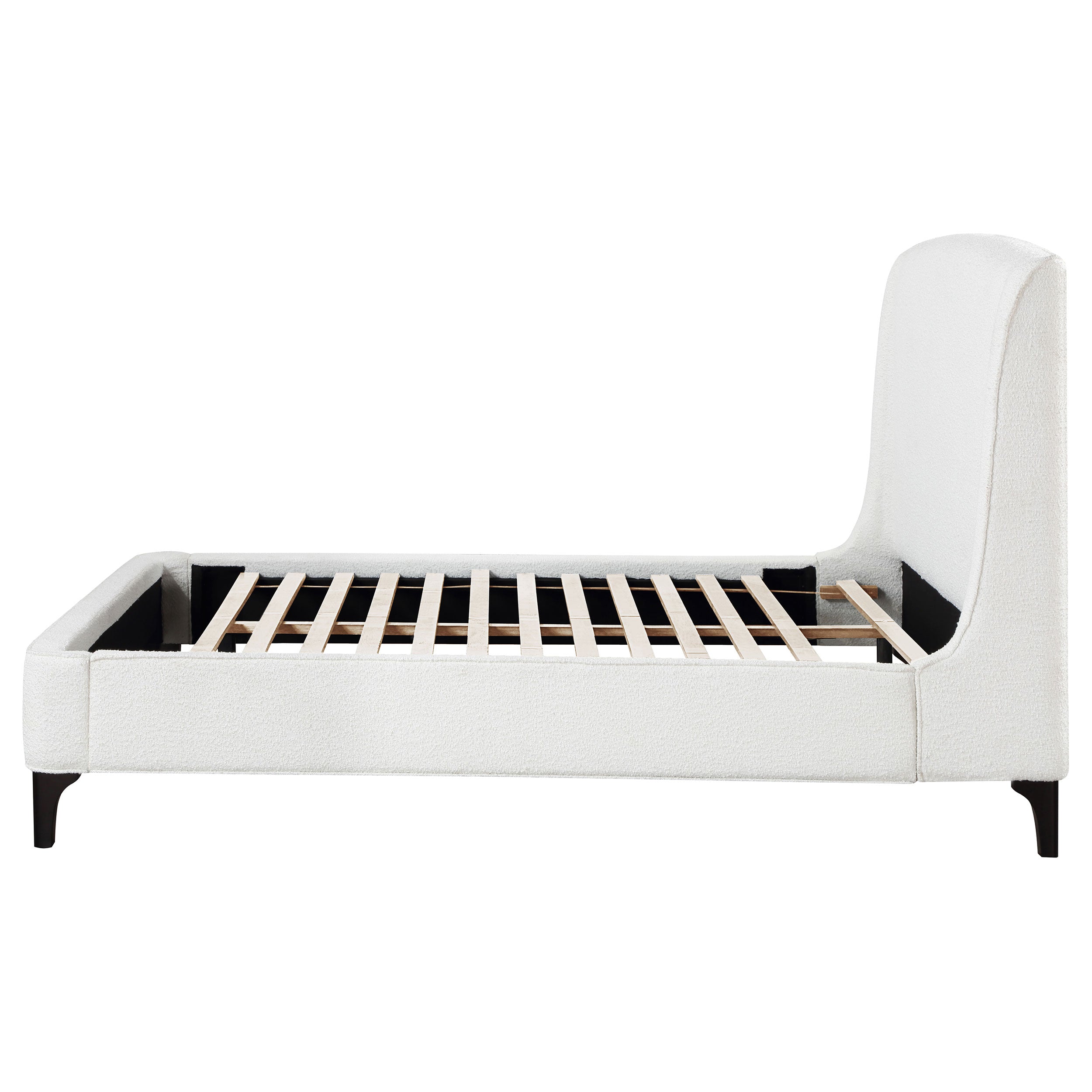 Theodore Snow Upholstered Eastern King Wingback Bed