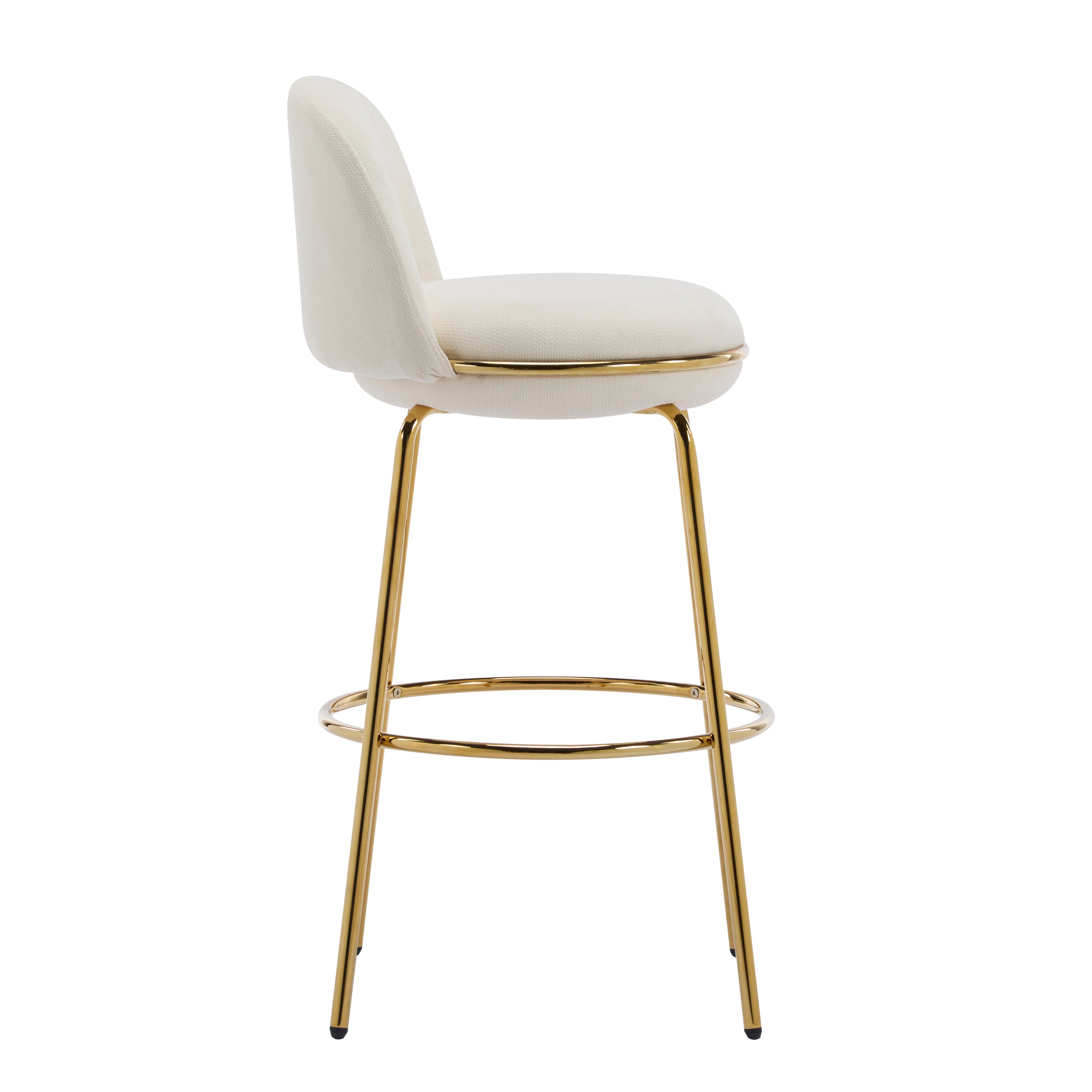 Rio Claro Indoor Metal Upholstered Barstool