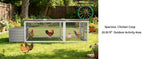 Large Chicken Coop with Run