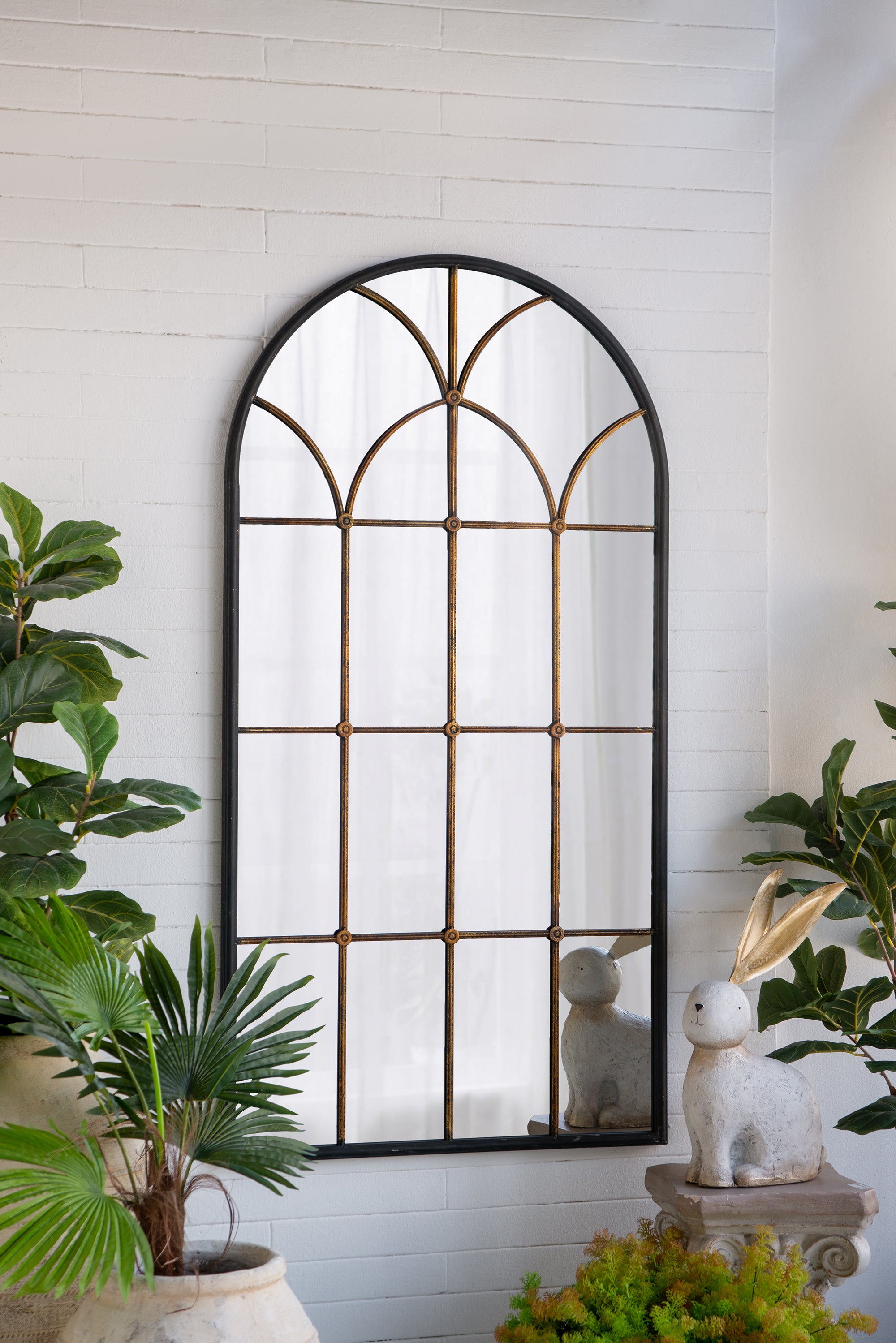 34x65.5" Arched Full-Length Mirror