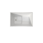 43" Acrylic Freestanding Bath Tub - Modern Soaker