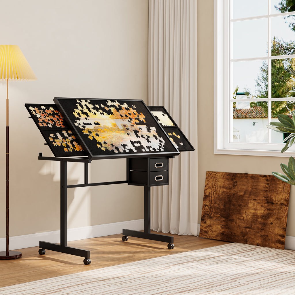 1000 Pieces Jigsaw Puzzle Metal Table Board