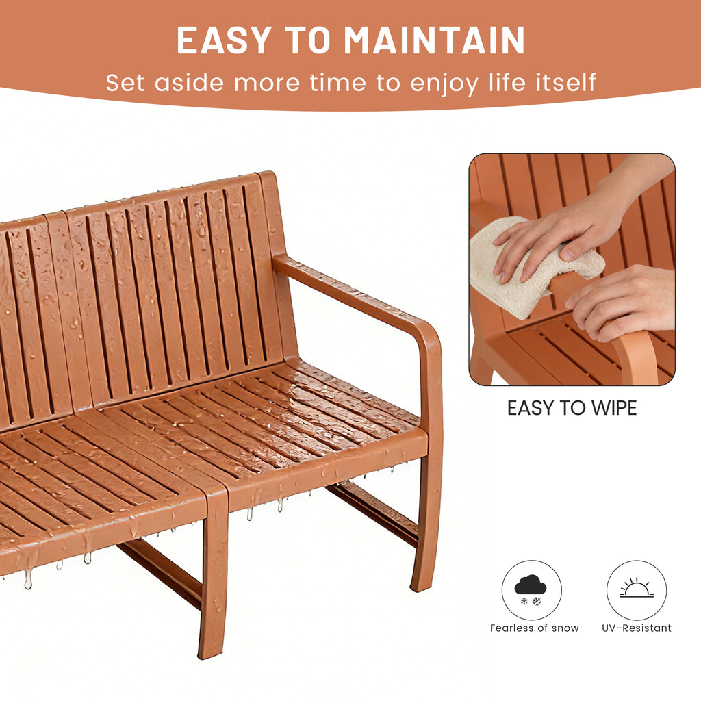 Summer 1-Piece Indoor/Outdoor 3-Seater Sofa