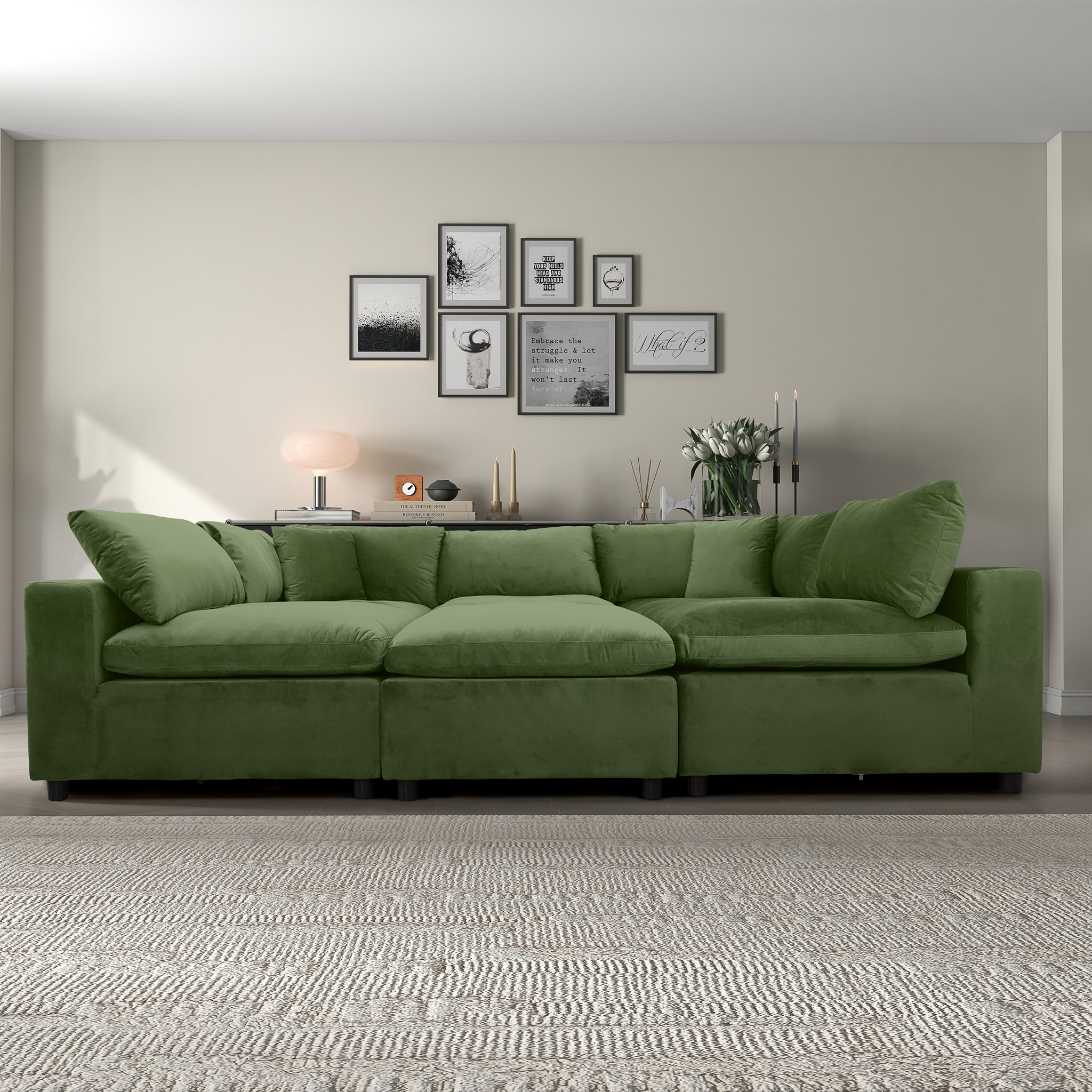 Hayward Olive Sectional