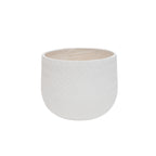 Assorted Sizes Magnesium Oxide Round Planter Set of 3