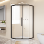 Neo-Angle Sliding Shower Enclosure 36"x72"