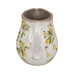 Distressed White Ceramic Vase