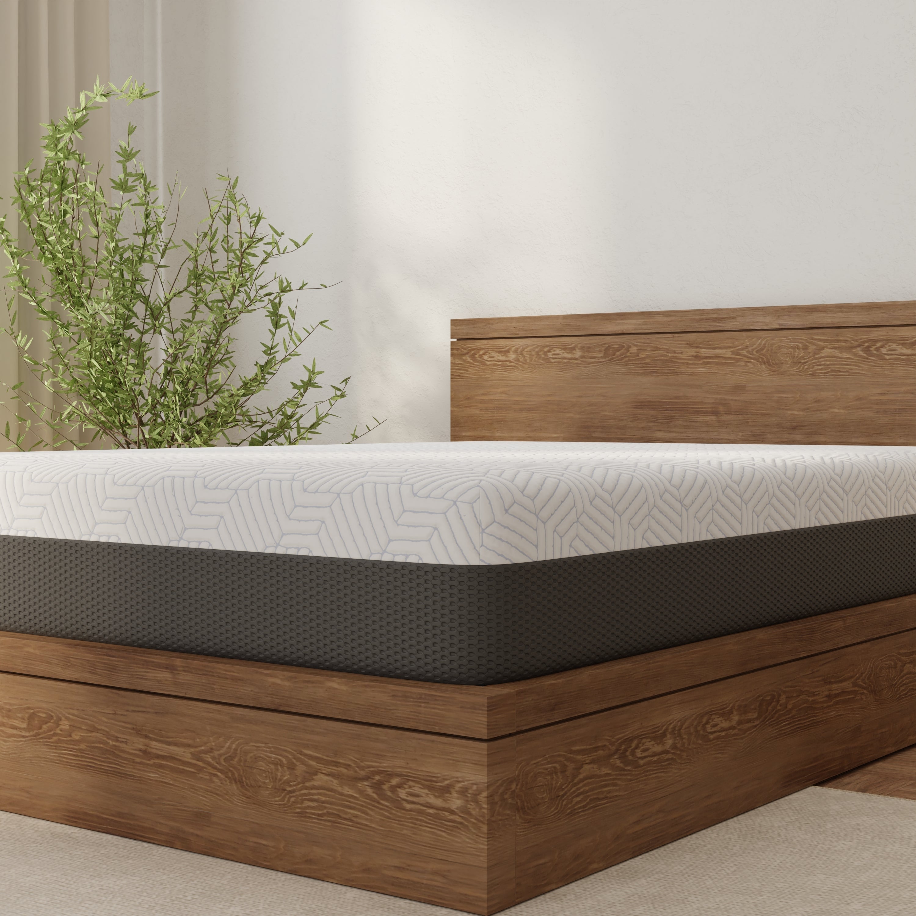 Omne Fria 12 Inch Queen Soft Mattress With Cooling Cover