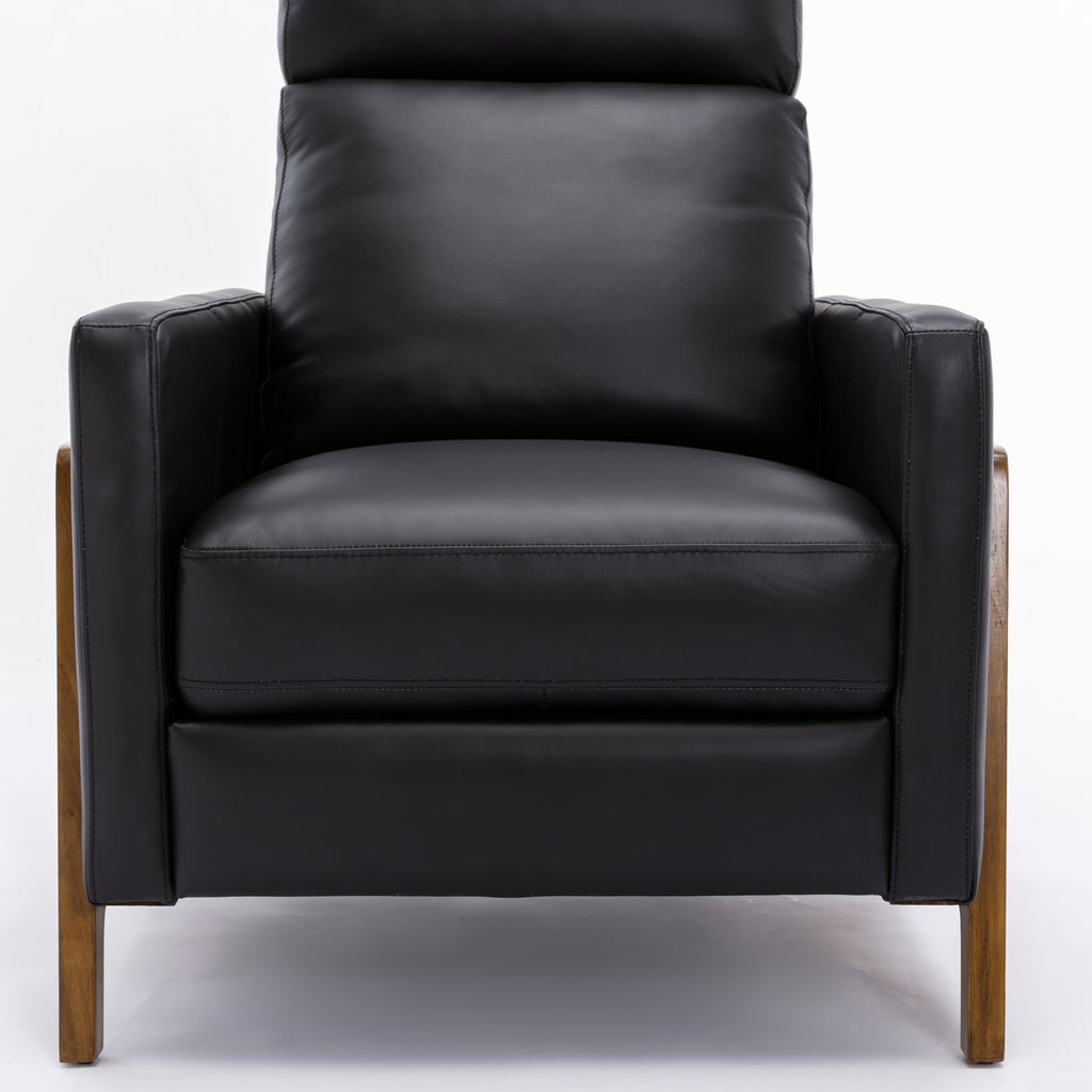 Richland Leather Push Back Recliner