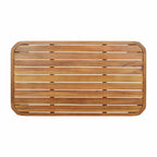 4 Piece Acacia Wood Patio Furniture Set