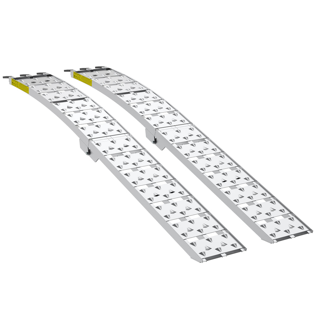 7.5FT Heavy Duty Aluminum Loading Ramp Set for Pickup Trucks