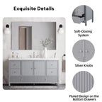 60" Bathroom Vanity with Separate Sink