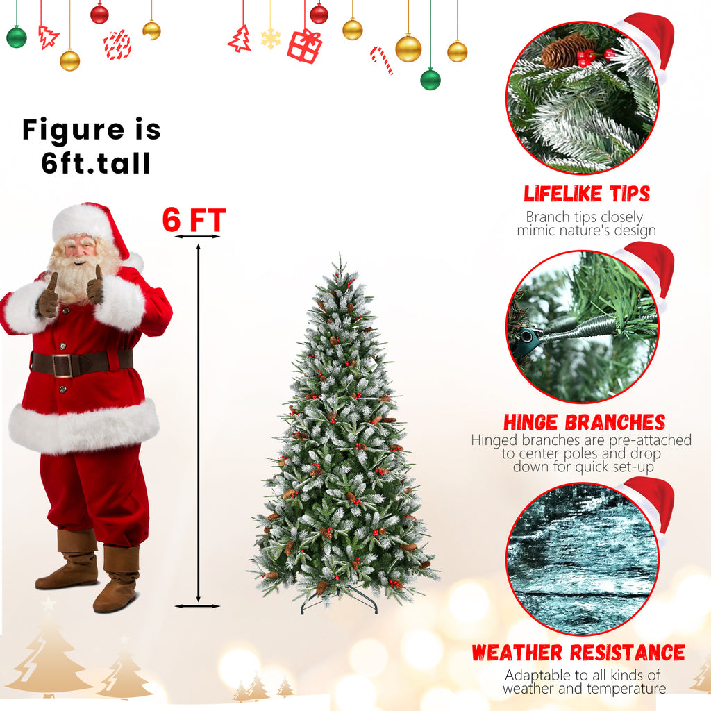 5FT Christmas Tree with 1131 Tips