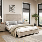 3-Piece Bedroom Set With Queen Size Bed And 2 Nightstands