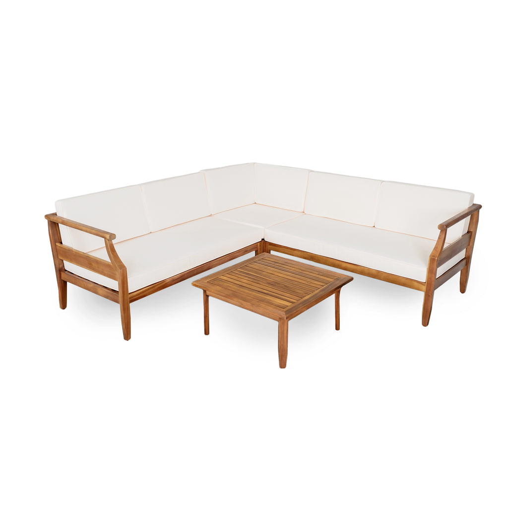 Aston 4-Piece Acacia Wood Sofa Set