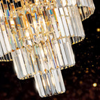 Golden Luxury Crystal Chandelier