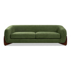 Alpine 90.5" Sherpa Sofa, Moss