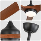 52 Inch Ceiling Fan with Light