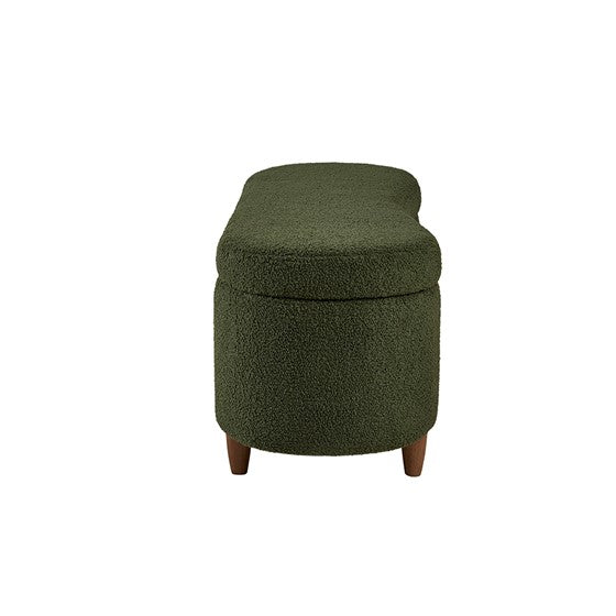 Boucle Flip Top Storage Bench