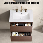 Modern Bathroom Vanity with Ceramic Basin