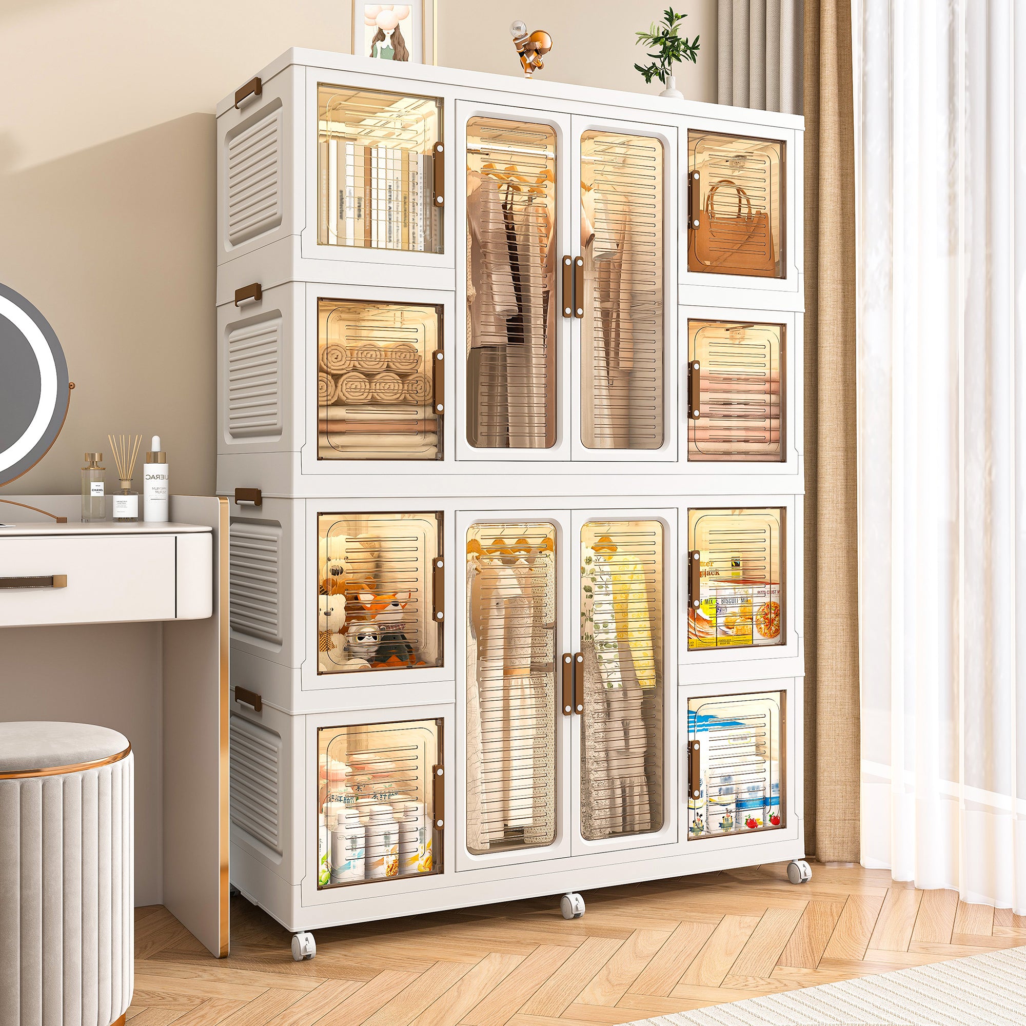 Portable Wardrobe Closet Storage Organizer