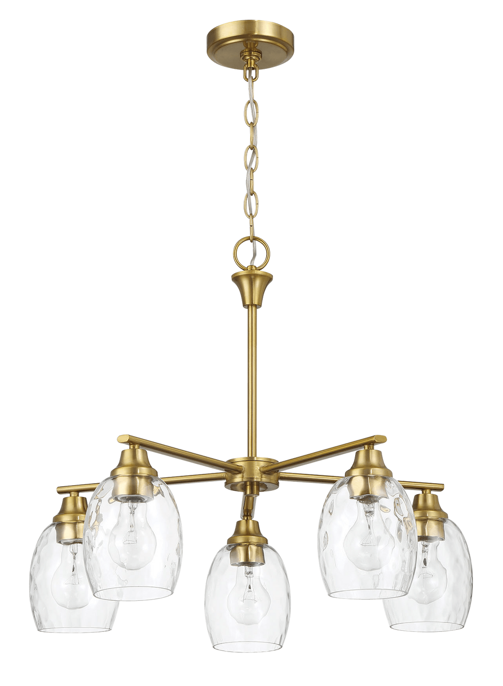 Elegance Five Lights Linear Arms with Golden
