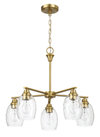 Elegance Five Lights Linear Arms with Golden