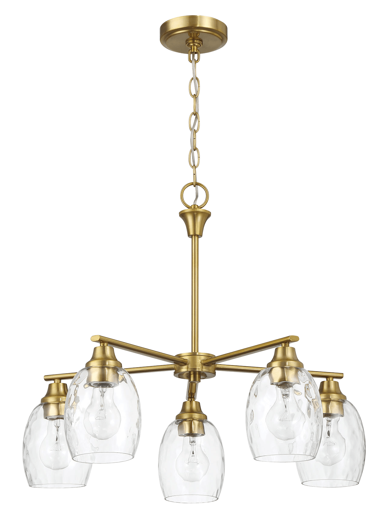 Elegance Five Lights Linear Arms with Golden