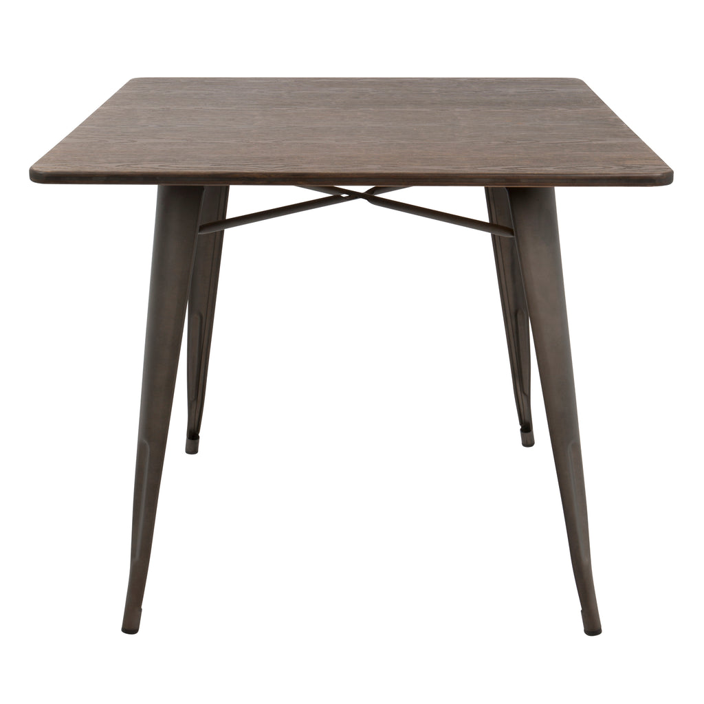 36" Farmhouse Dining Table in Antique Finish