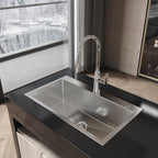 Stainless Steel Kitchen Sink - 32"x19" Single Bowl