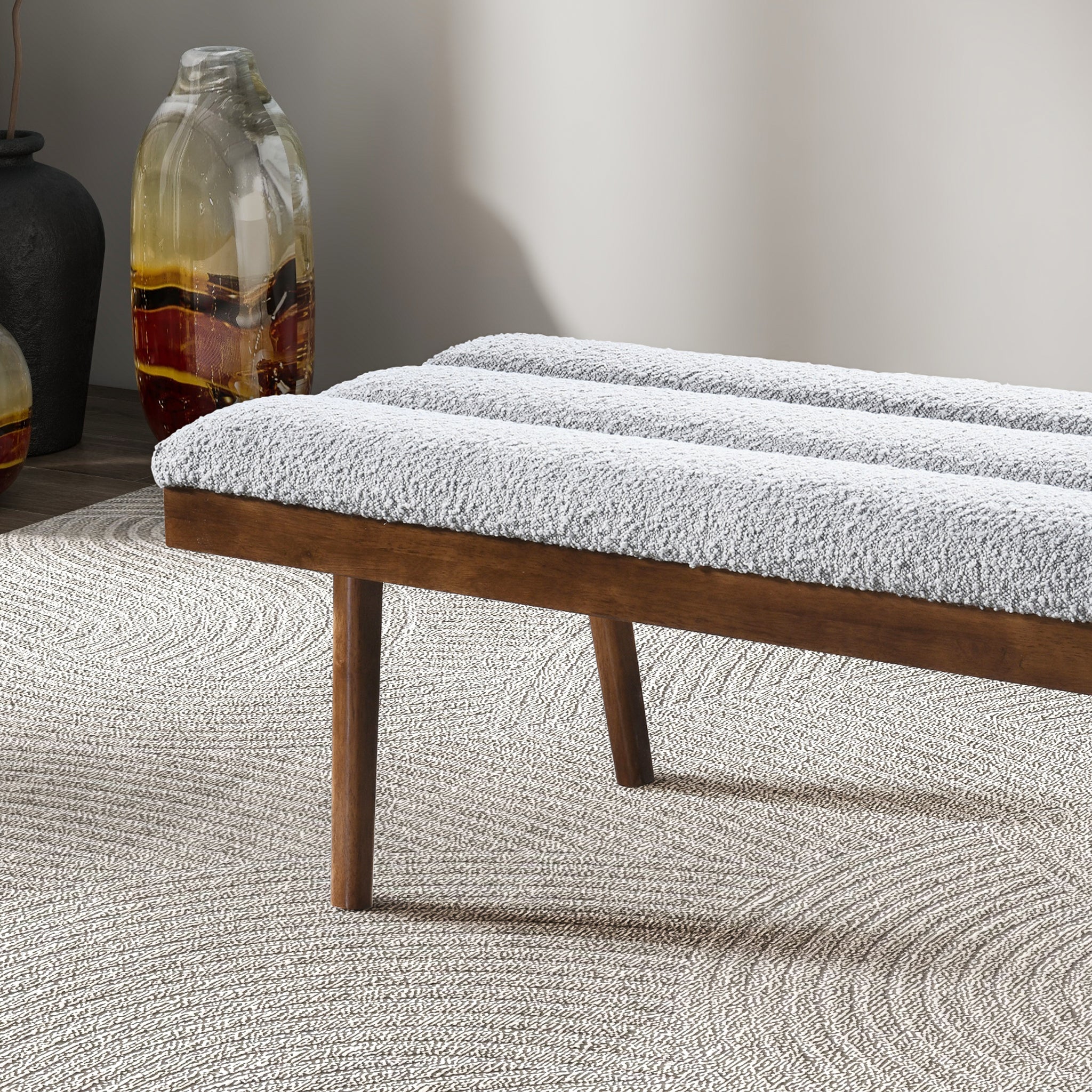 Troni Light Upholstered Bench
