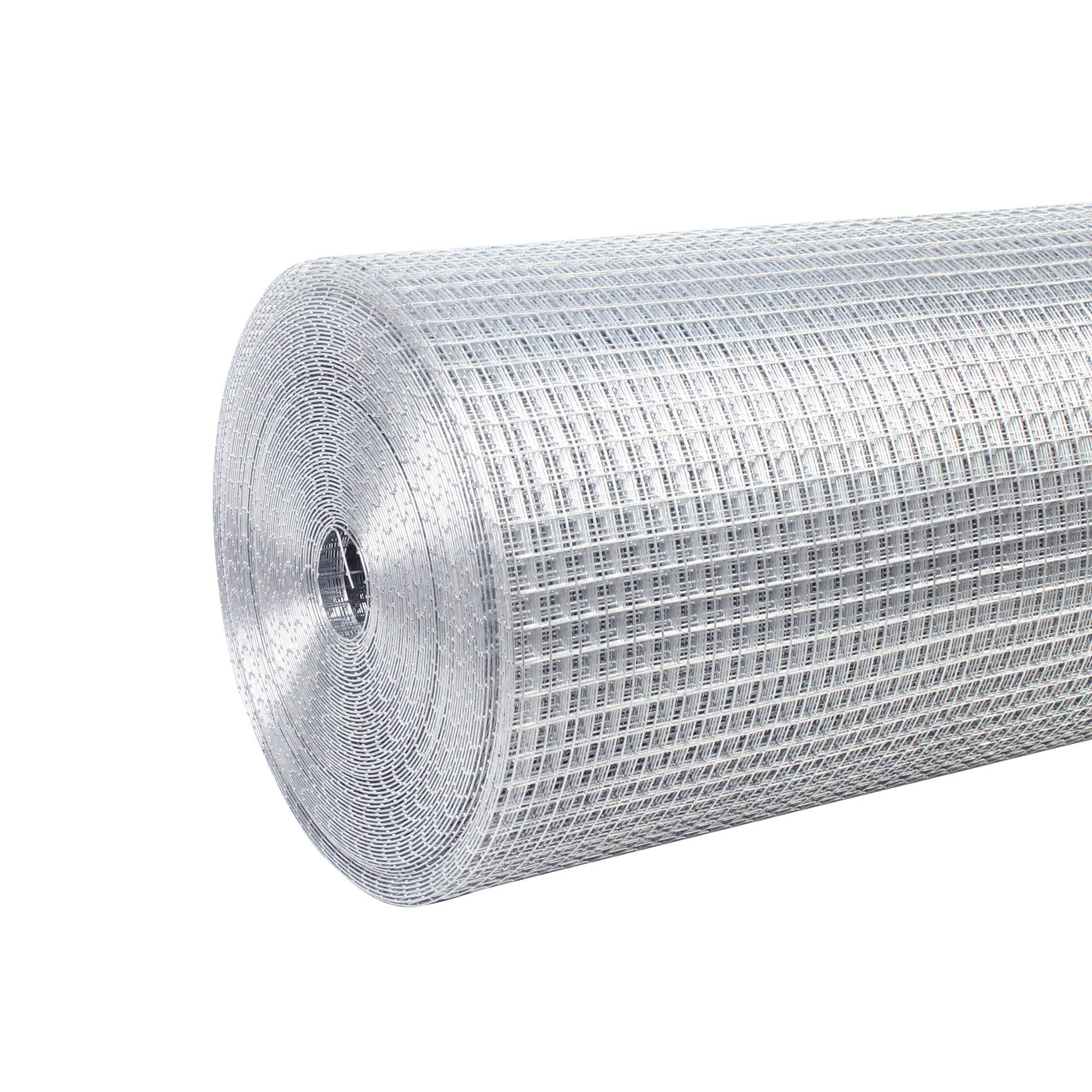 Galvanized Hardware Cloth, Gauge Welded Metal Wire Fence Roll For Garden And Animal Protection - Silver