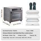 12-IN-1 Air Fryer Toaster Oven, 25L Convection Oven