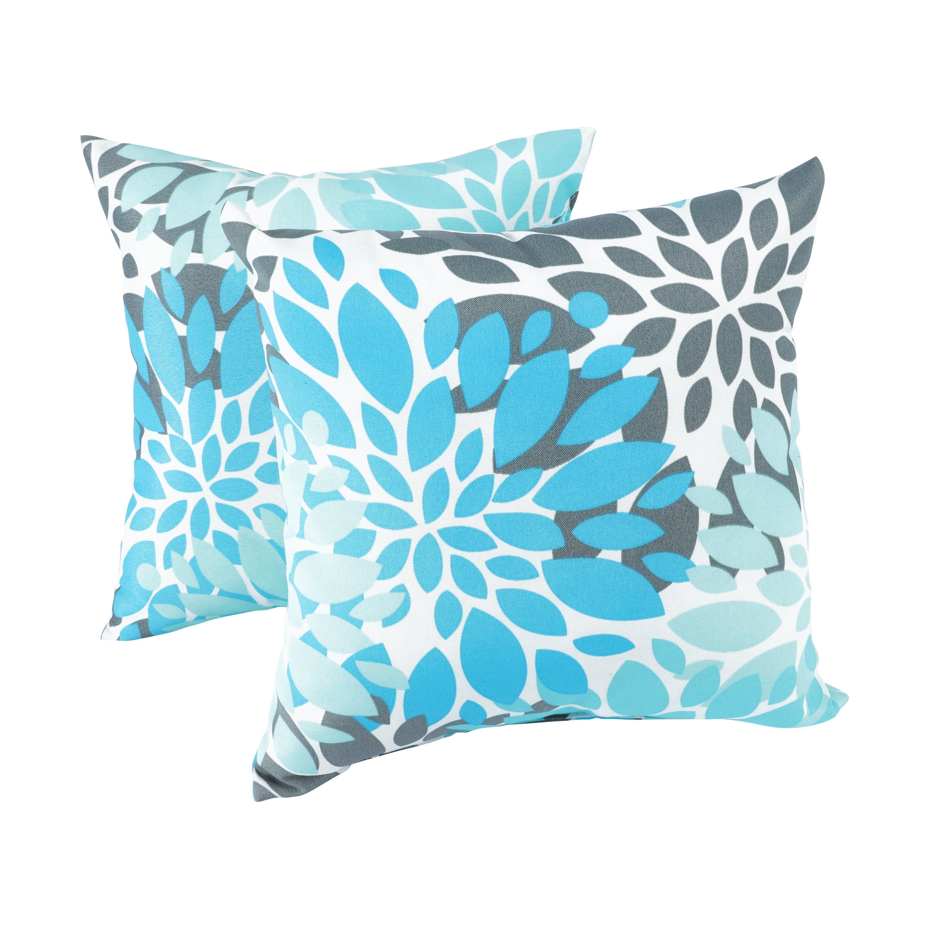 2 Pack Outdoor Throw Pillows, Waterproof & Fade-Resistant