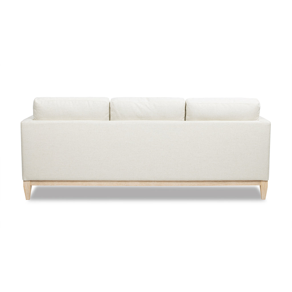 Knox 84" Modern Farmhouse Sofa, Flax