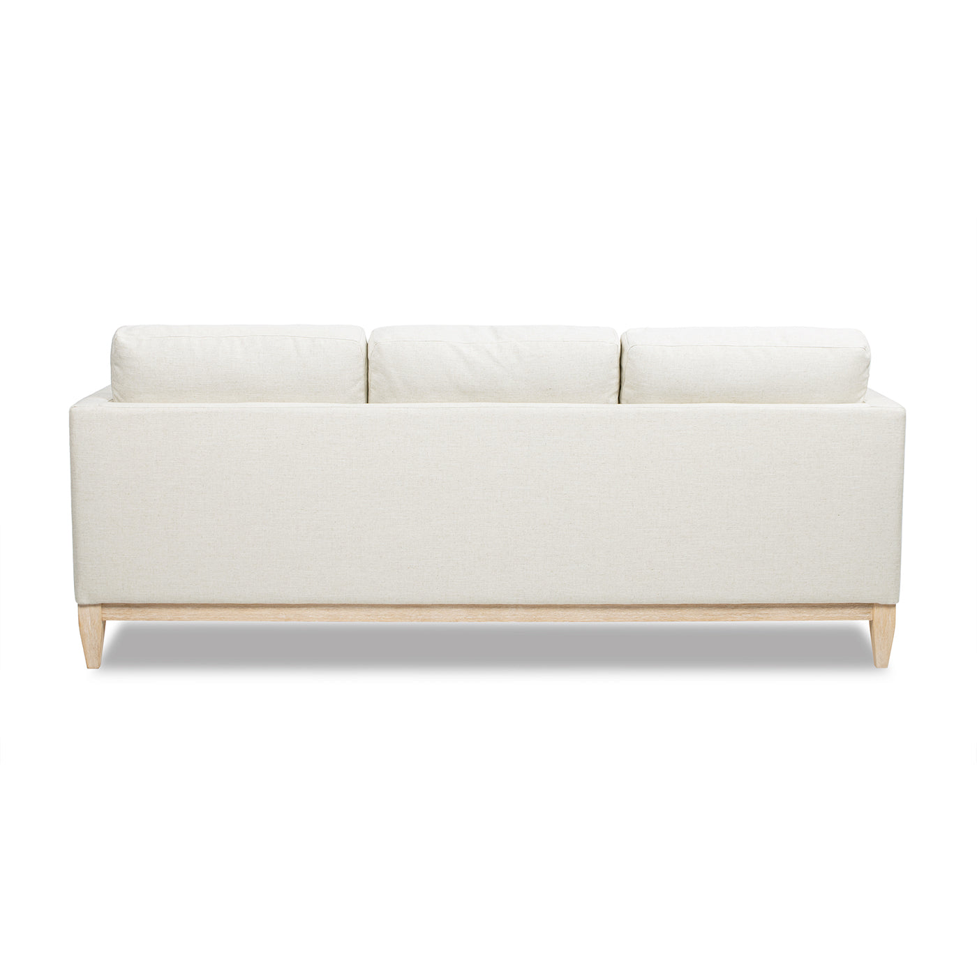 Knox 84" Modern Farmhouse Sofa, Flax