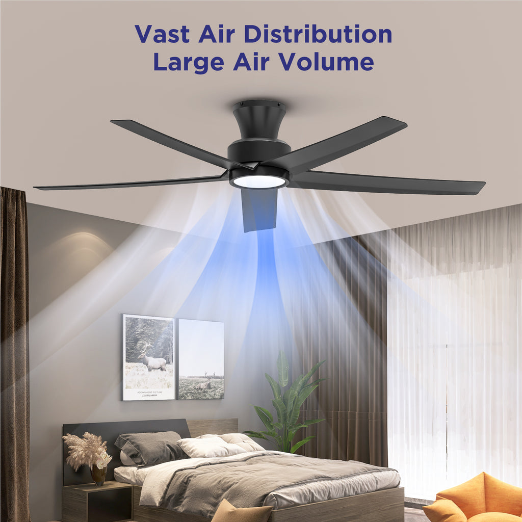 52 Inch Ceiling Fan with Lights and Remote