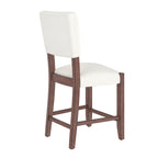 Mid Century Modern Bar Stools Set of 2, 40.4" Counter Stools with Back